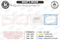 Wedding Welcome Sign Laser Cut | Floral Wedding Laser Decor Product Image 3