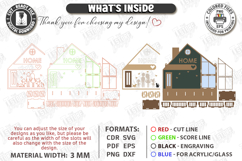 Family Key Holder Laser Cut | Decorative Wall Key Organizer Product Image 3