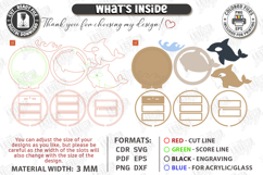 Cute Kids Night Light Stands Laser Cut Bundle | Table Lamps Product Image 16