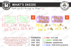 Mother's Day Stanley Toppers Laser Cut Bundle | Mom Gift SVG Product Image 7