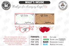 Valentine's Day Tiered Tray Laser Cut | Romantic Table Decor Product Image 7