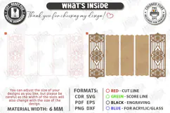 3D Decorative Wall Shelf Laser Cut | Home Wall Organization Product Image 4
