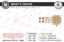 Museum of Us - Personalised Photo Frame Laser Cut Design Product Image 2
