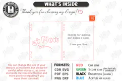 Mother's Day Greeting Card Laser Cut | 3D Floral Cards SVG Product Image 3