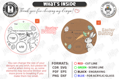 Easter Bunny Treat Tray Laser Cut | Carrot and Milk Board Product Image 3
