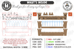 RPG Initiative Tracker Laser Cut | Game Master | Castle SVG Product Image 3