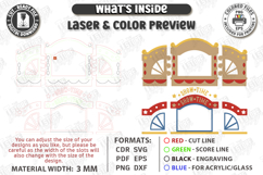 Mini Puppet Theater Laser Cut | Kids Laser | Nursery Decor Product Image 3