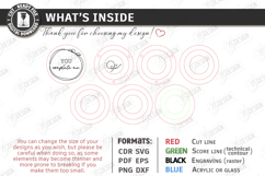 Bracelet Gift Box Laser Cut |Bracelet Holders| Romantic SVG Product Image 3