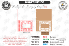 Wedding Guest Book Laser Cut | Personalized Photo Album SVG Product Image 3