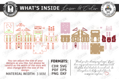 Valentine Candle House Laser Cut | Decorative Mini House SVG Product Image 3
