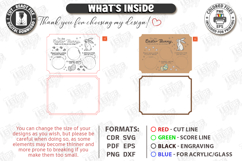 Easter Bunny Treat Tray Laser Cut Bundle | Carrot and Milk Product Image 8