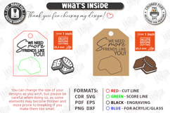 S'mores Gift Tags Laser Cut Bundle | Marshmallow Treat SVG Product Image 13