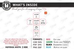 Activity Dice Laser Cut | Leisure Decision Maker Cubes SVG Product Image 3