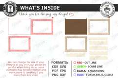 Felt Notes and Photo Organizer Laser Cut | House Wall Board Product Image 3