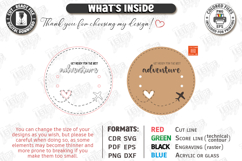 Pregnancy Test Reveal Disc Laser Cut Bundle| Baby Reveal SVG Product Image 8