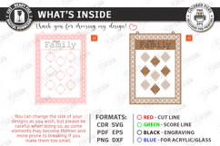 Personalized Family Wall Signs Laser Cut | Wall Decor | CNC Product Image 8