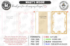 Wedding Welcome Sign Laser Cut | Floral Wedding Laser Decor Product Image 3