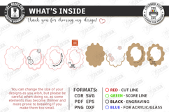 Mother's Day Mini Photo Frame Laser Cut | Picture Frames SVG Product Image 3