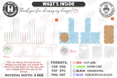 Mother's Day Flower Holders Laser Cut Bundle | Gift Baskets Product Image 8