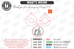 Beer Bottle Opener Keychains Laser Cut Bundle | Father's Day Product Image 8