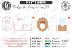 Baby Scan Frame Laser Cut | Photo Holder | New Born SVG |CNC Product Image 3