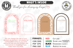 Wedding Welcome Sign Laser Cut | Wedding Reception Decor SVG Product Image 3