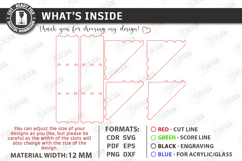 Corner Shelf Laser Cut Bundle | Wall Shelf | Home Decor SVG Product Image 13