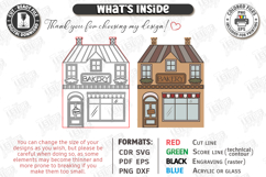 Miniature Village Blocks Toys Laser Cut Bundle | Town Houses Product Image 8