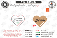 Valentine’s Day Bracelet Card Laser Cut|Slap Bracelet Holder Product Image 3