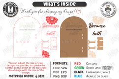 Coffee Mug and Wine Glass Holder Laser Cut | Wall Decor SVG Product Image 2