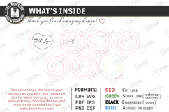 Bracelet Gift Box Laser Cut |Bracelet Holders| Romantic SVG Product Image 4