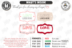 Valentine's Day Tiered Tray Laser Cut | Romantic Sign SVG Product Image 2