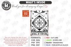 Tarot Card Coaster Laser Cut | Celestial Coaster | Mystical Product Image 3
