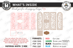 Wine Bottle Gift Boxes Laser Cut Bundle | Wine Boxes SVG Product Image 8