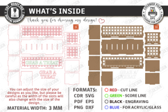Drink Packet Organizers Laser Cut Bundle | Station Storage Product Image 13