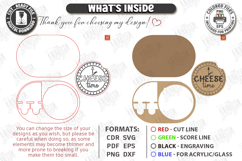 Cheese Board Laser Cut| Serving Tray | Serving Board Laser Product Image 3