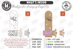 Funny Legs Bookmark Laser Cut | Wooden Bookmarks Laser Cut Product Image 3