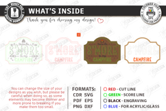 S’mores Station Sign Laser Cut | Outdoor Décor | Rustic SVG Product Image 3