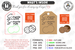 S'mores Gift Tags Laser Cut Bundle | Marshmallow Treat SVG Product Image 14