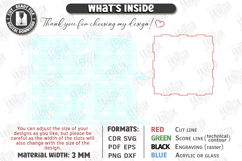 Acrylic Napkin Holders Laser Cut Bundle | Modern Kitchen SVG Product Image 19