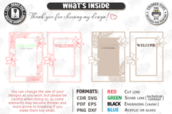 Wedding Welcome Sign Laser Cut | Wedding Reception Decor SVG Product Image 3