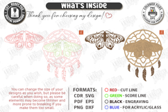 Wooden Dream Catcher Laser Cut Bundle | Boho Wall Hanging Product Image 14