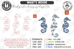 Flexible Animal Keychain Laser Cut | Bag Charm | Seahorse Product Image 3