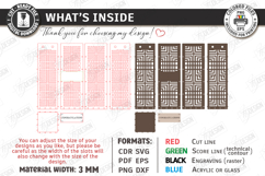 Wine Bottle Gift Box Laser Cut | Wine Bottle Holder SVG |CNC Product Image 3