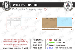 Acrylic Planner Laser Cut | Family Calendar | Wall Decor SVG Product Image 3