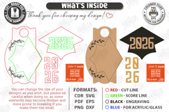 Graduation Stanley Topper Laser Cut Bundle | Class of 2026 Product Image 9