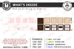 Mother's Day Gift Boxes Laser Cut Bundle | Floral Boxes SVG Product Image 9