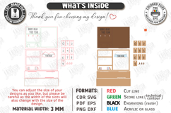 Books Read Tracker Laser Cut | Home Library | Bookish Decor Product Image 3