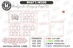 Embroidery Floss Organizer Laser Cut | Thread Holder Laser Product Image 3