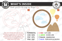 Baby Nursery Mobile Laser Cut | Newborn SVG | Nursery Decor Product Image 3